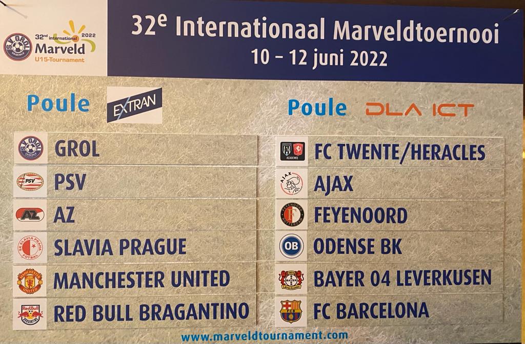 Marveld Tournament 2022 - Groups