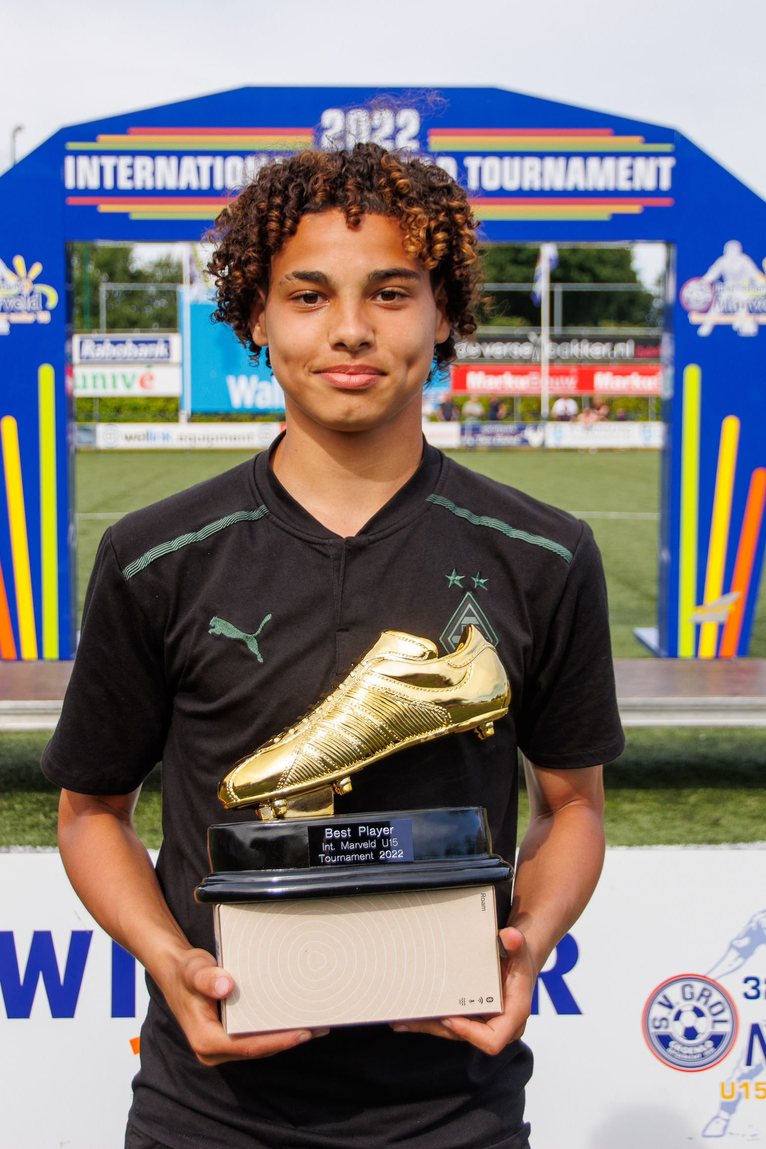 Marveld Tournament 2022 - Presentation of the prices - Killian Sauck, best player of the tournament