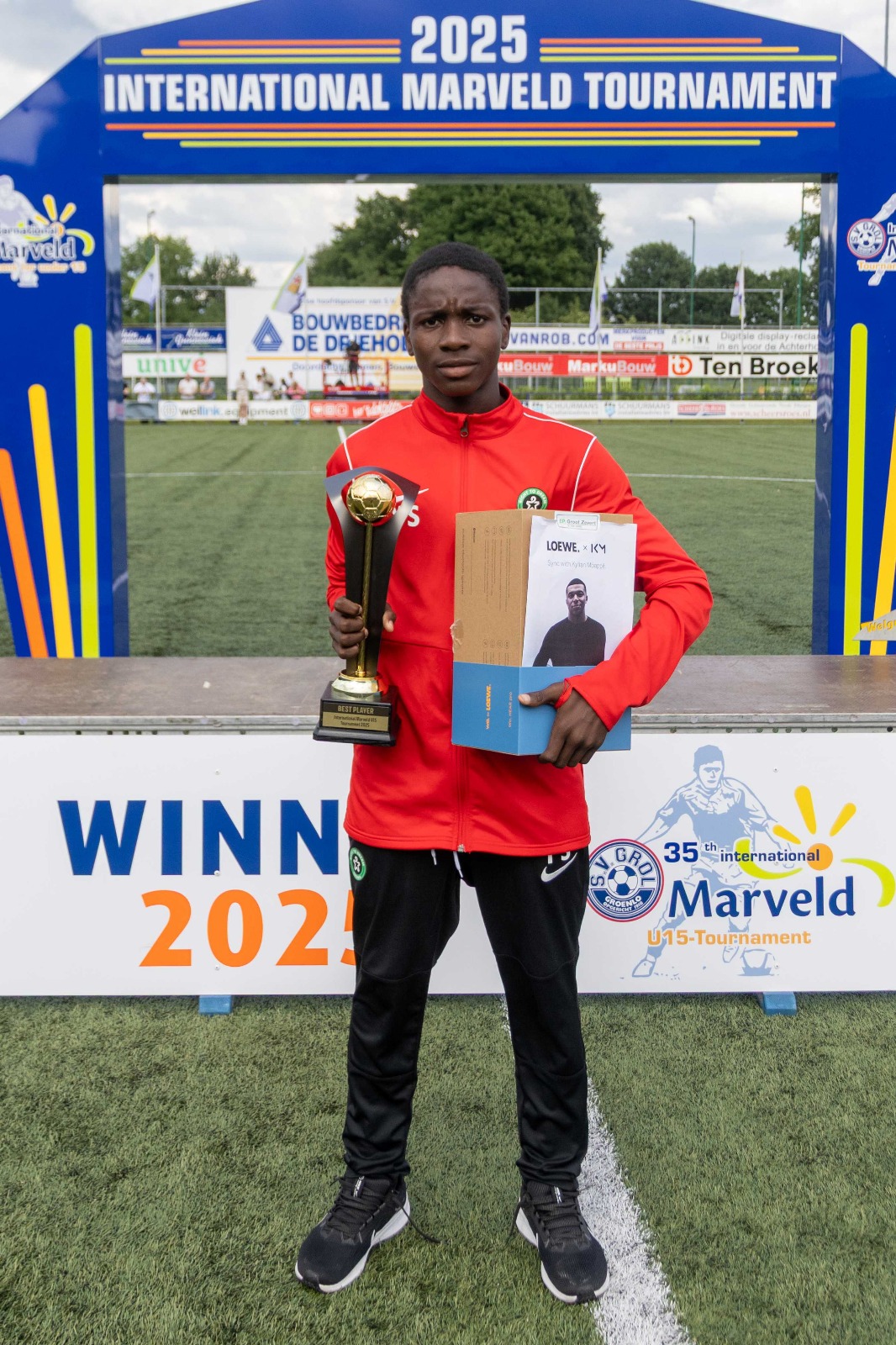 Marveldtoernooi 2025 - Beste speler: Yaya Sidibe van Right to Dream Ghana