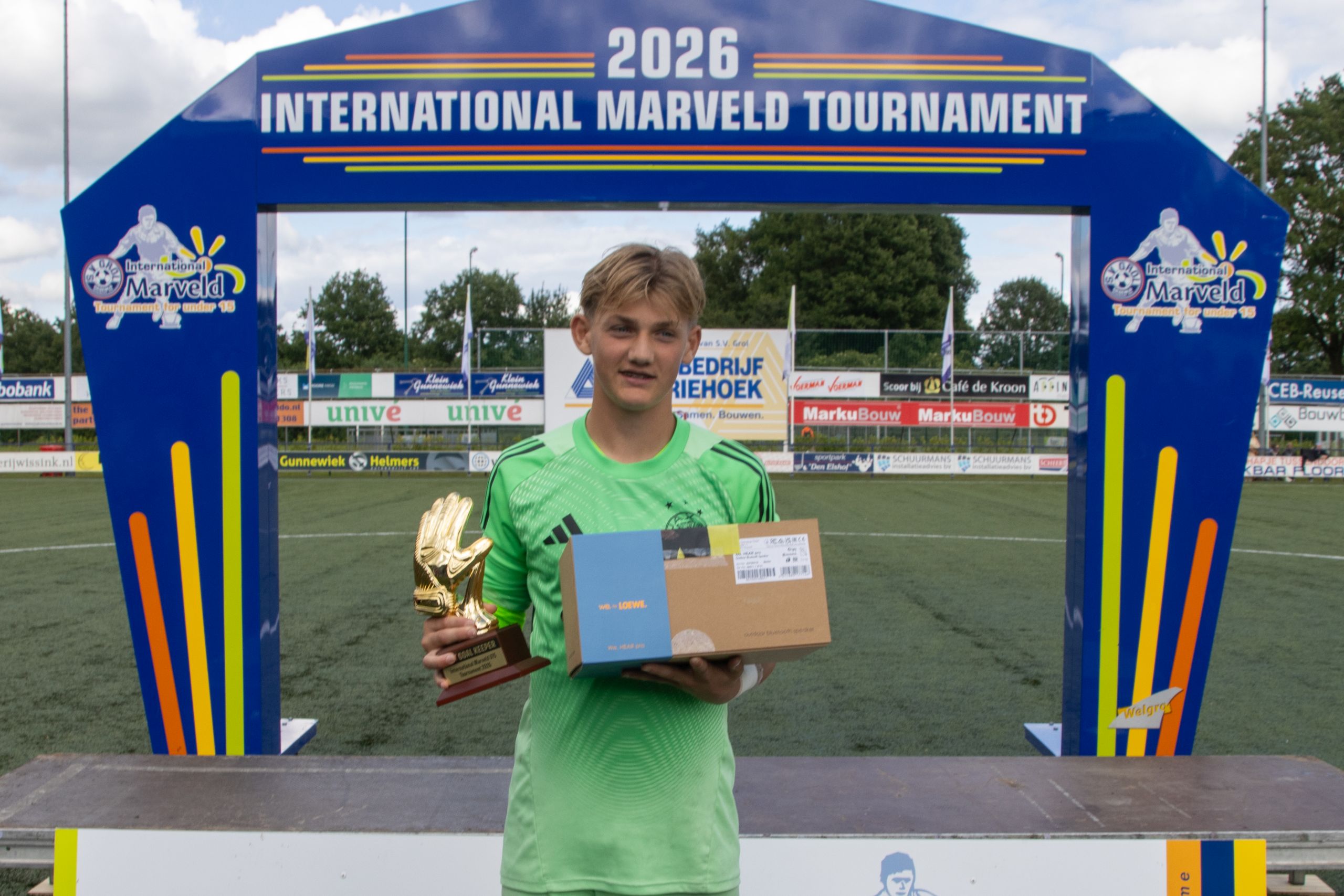 Marveldtoernooi 2026 - Beste keeper - Mees Bosma van Ajax