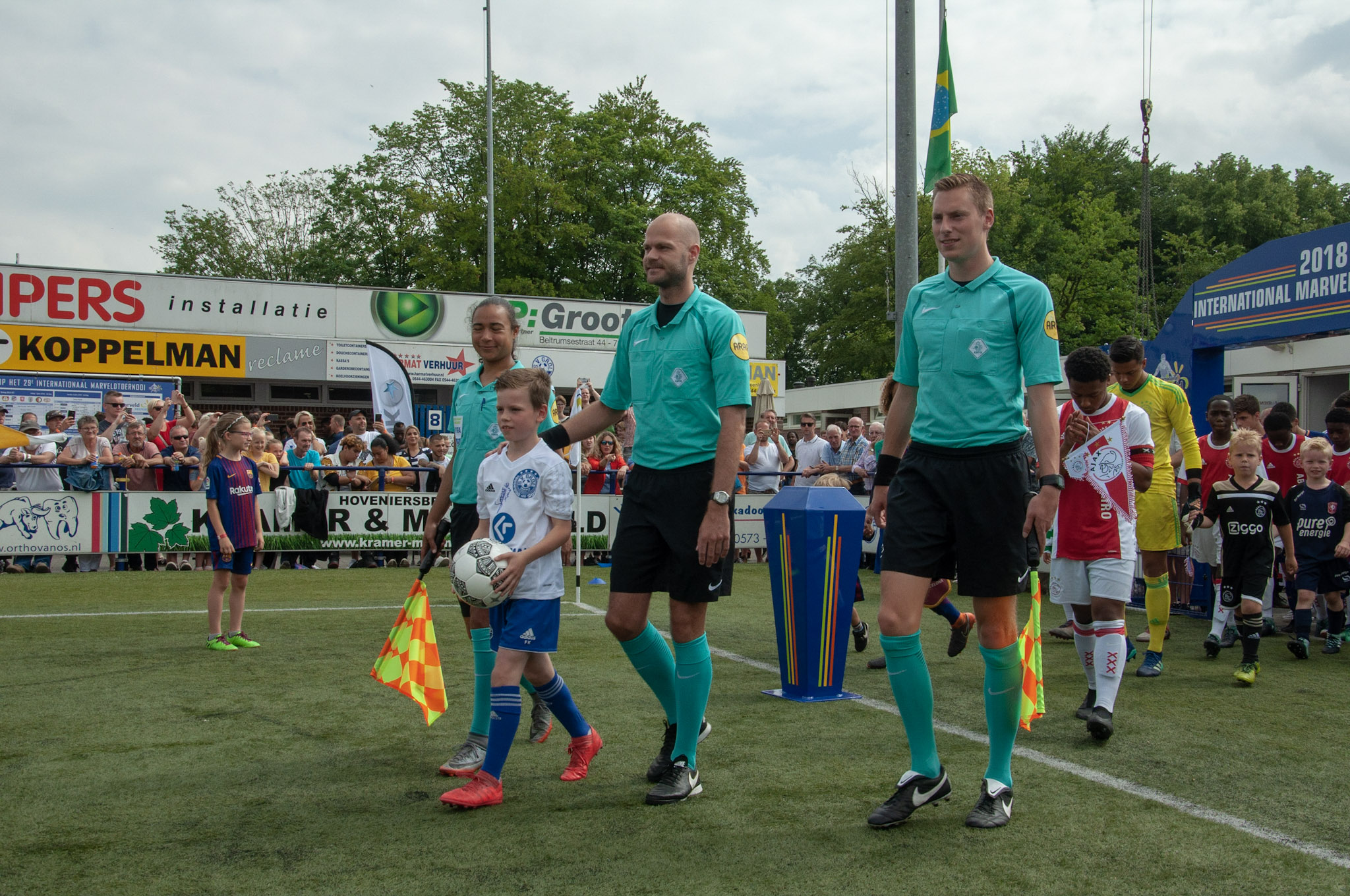 Rob Dieperink tijdens opkomst Marveldtoernooi 2018